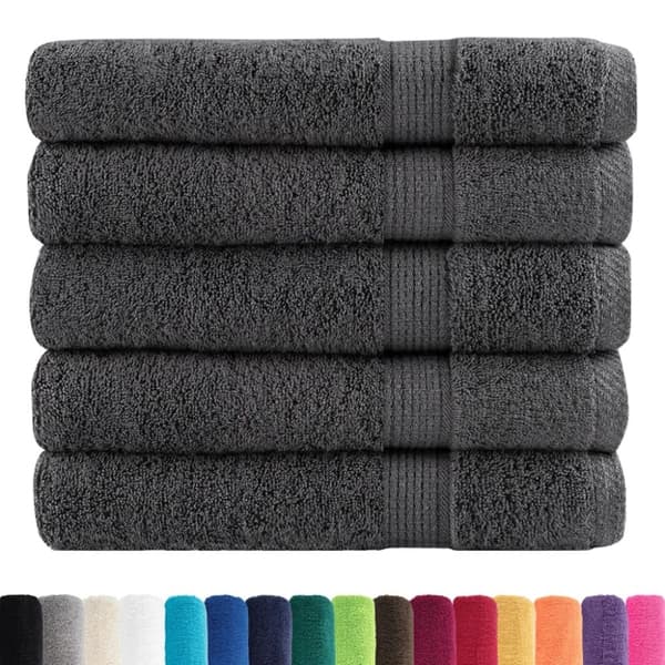 vidaXL Premium Pyyhkeet SOLUND 25 kpl antras. 80x200 cm 600 gsm