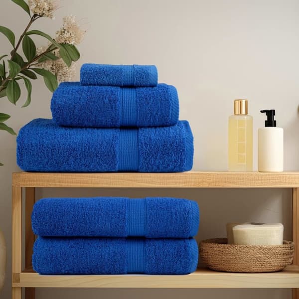 vidaXL håndklæder SOLUND 2 stk. Premium 30x30 cm 600 g/m2 blå