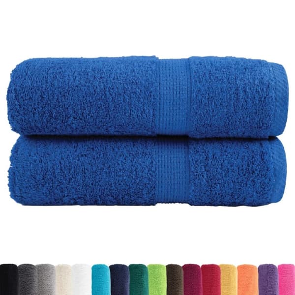 vidaXL håndklæder SOLUND 2 stk. Premium 30x30 cm 600 g/m2 blå