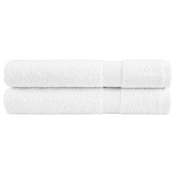 vidaXL saunahåndklæder SOLUND 2 stk. Premium 80x200 cm 600 g/m2 hvid