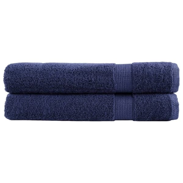 vidaXL håndklæder SOLUND 2 stk. Premium 100x200 cm 600 g/m2 blå