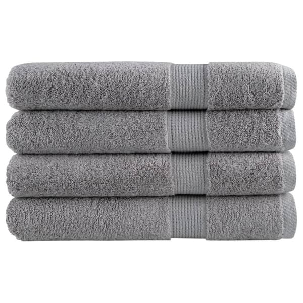 vidaXL saunahåndklæder SOLUND 4 stk. Premium 80x200 cm 600 g/m2 grå