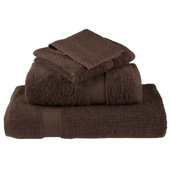 vidaXL gæstehåndklæder SOLUND 2 stk. Premium 30x50 cm 600 g/m2 brun