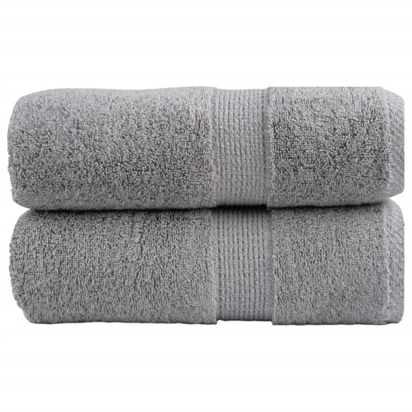 vidaXL håndklæder SOLUND 2 stk. Premium 30x30 cm 600 g/m2 grå