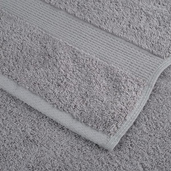 vidaXL Premium handdukar SOLUND 10 st grå 100x200cm 600gsm