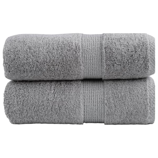 vidaXL gæstehåndklæder SOLUND 2 stk. Premium 30x50 cm 600 g/m2 grå