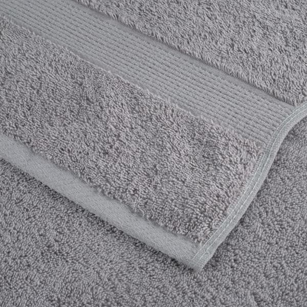 vidaXL Premium håndklesett 12 deler SOLUND grå 600 g/m2