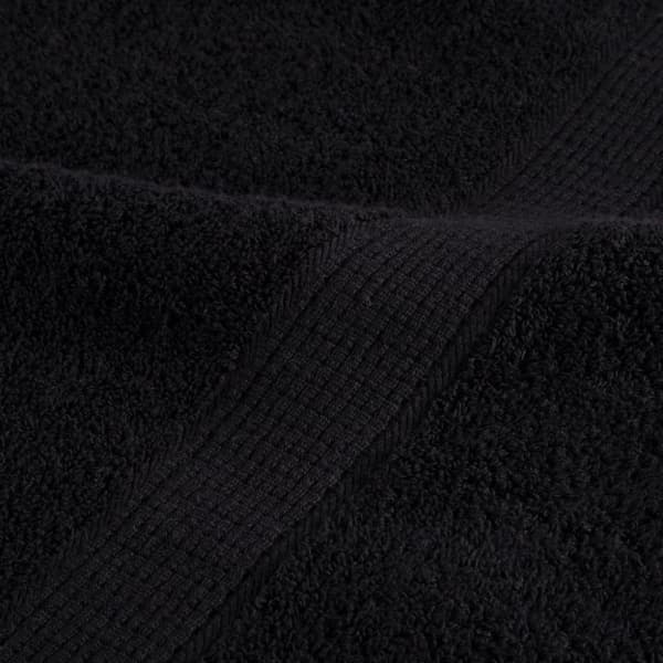vidaXL Saippuapyyhkeet SOLUND 10 kpl musta 30x30 cm 600 gsm