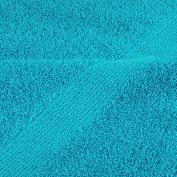vidaXL Premium handdukar SOLUND 2 st turkos 50x100 cm 600 gsm