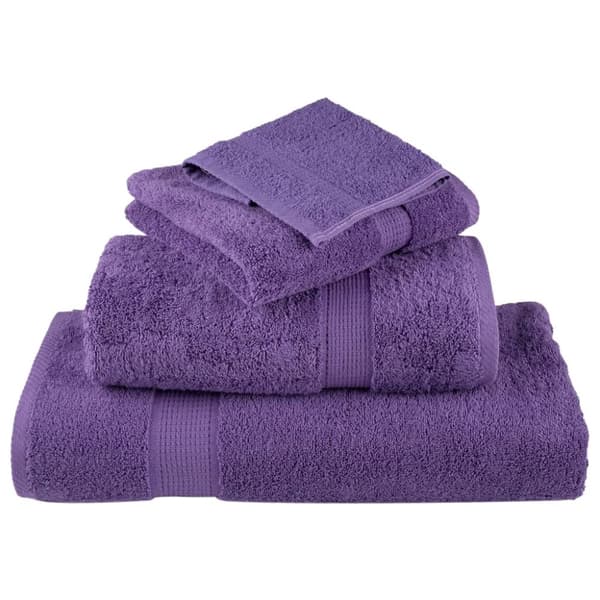 vidaXL håndklæder SOLUND 10 stk. Premium 50x100 cm 600 g/m2 lilla