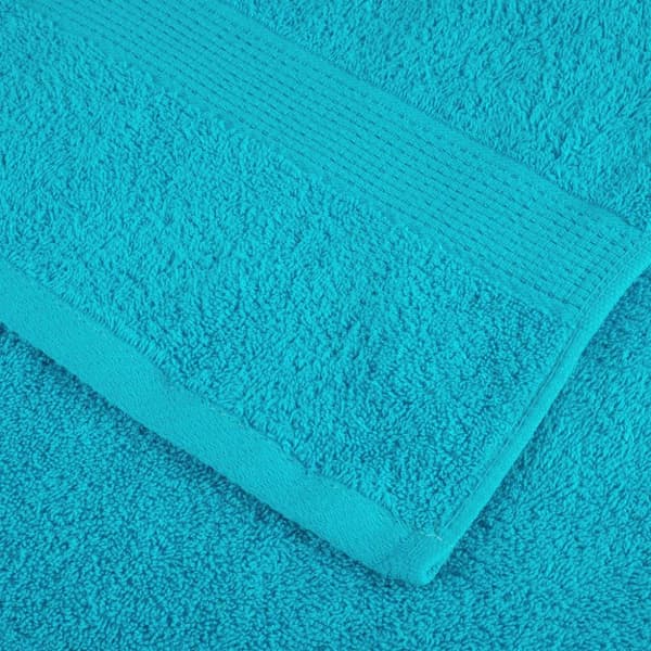 vidaXL Premium gästhanddukar SOLUND 4 st turkos 30x50 cm 600 gsm