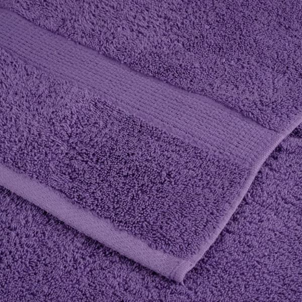 vidaXL Premium handdukar SOLUND 2 st lila 100x200 cm 600 gsm