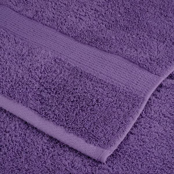 vidaXL Premium gjestehåndklær SOLUND 4 stk lilla 30x50 cm 600 g/m2
