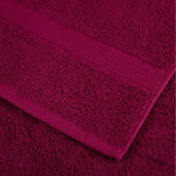 vidaXL Premium handdukar 6 st vinröd 600 gsm 100% bomull