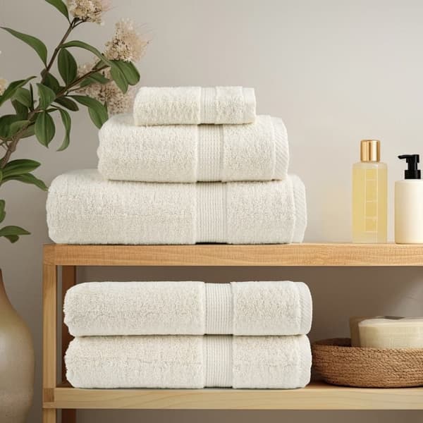 vidaXL håndklæder SOLUND 2 stk. Premium 50x100 cm 600 g/m2 cremefarvet