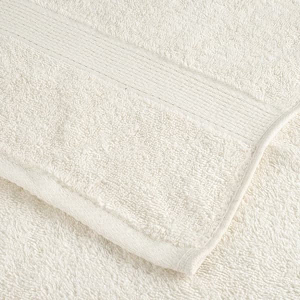 vidaXL håndklæder SOLUND 2 stk. Premium 50x100 cm 600 g/m2 cremefarvet