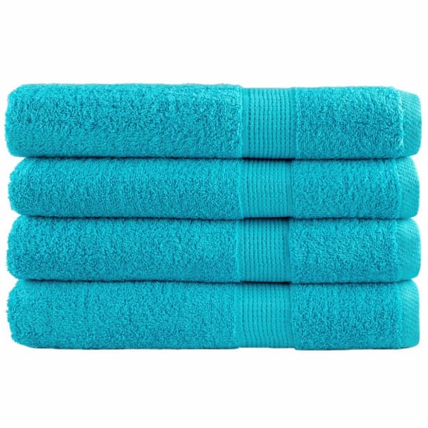 vidaXL Premium saunahåndklær SOLUND 4 stk 80x200 cm 600 g/m2
