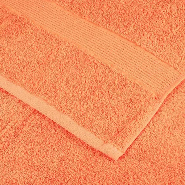 vidaXL Premium håndklær SOLUND 2 stk oransje 50x100cm 600 g/m2