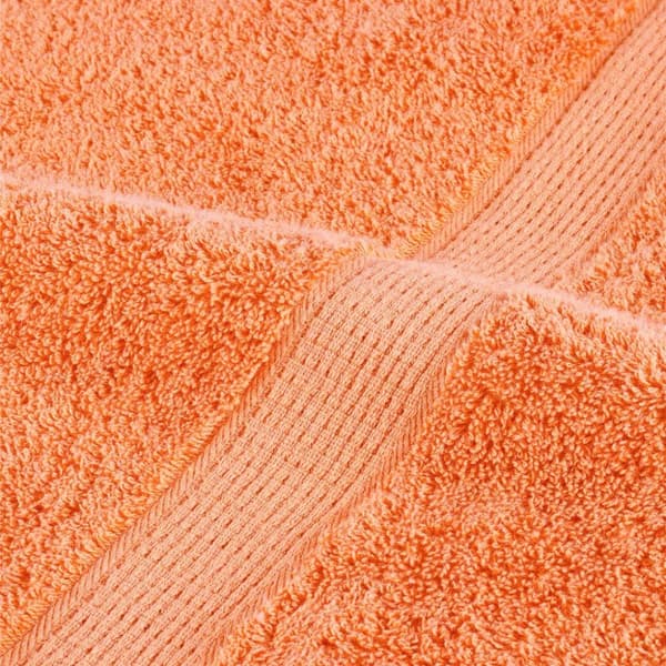 vidaXL Premium håndklær SOLUND 2 stk oransje 50x100cm 600 g/m2