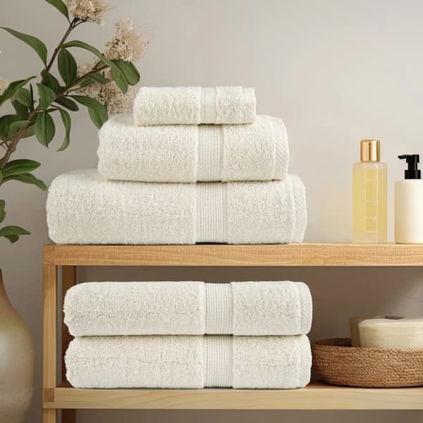 vidaXL håndklæder SOLUND 10 stk. Premium 70x140 cm 600g/m2 cremefarvet