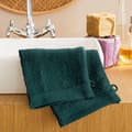 Miniatyrbild 5 av 5: Set med 6 "Spa" frottétvättlappar 15 x 21 cm / 400 gr/m² - "Spa" Emerald