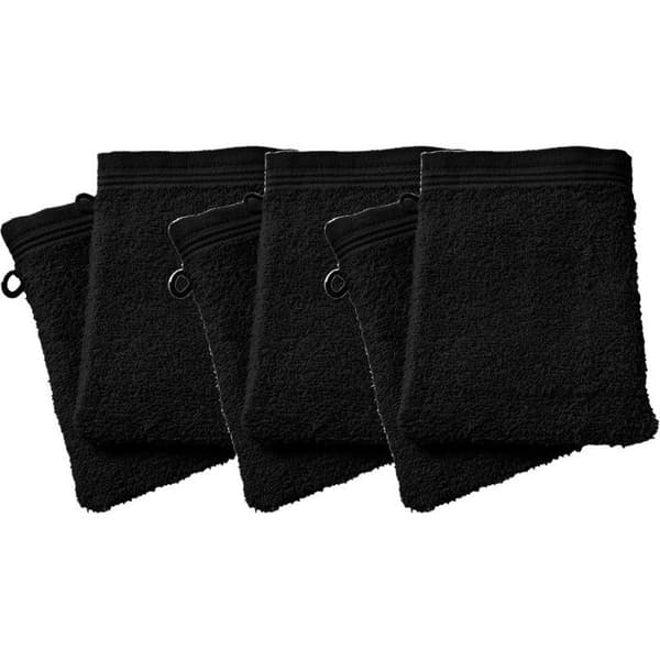 Set med 6 "Spa" frottétvättlappar 15 x 21 cm / 400 gr/m² - "Spa" tryffel