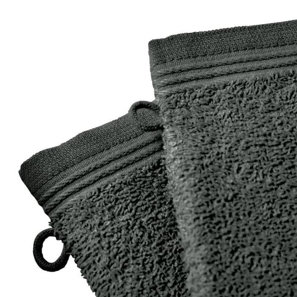 Set med 6 "Spa" frottétvättlappar 15 x 21 cm / 400 gr/m² - "Spa" skiffer