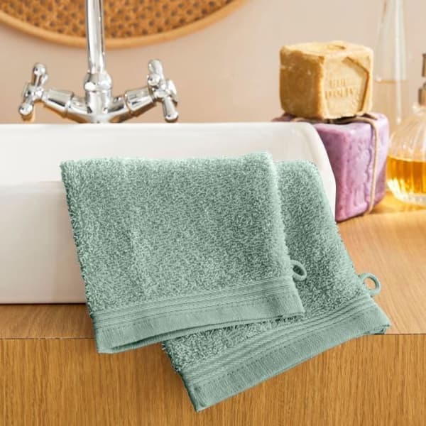 Set med 2 handdukar "Spa" 15 x 21 cm / 400 gr/m² - "Spa" Mynta - Set med 2 handdukar 15 x 21 cm