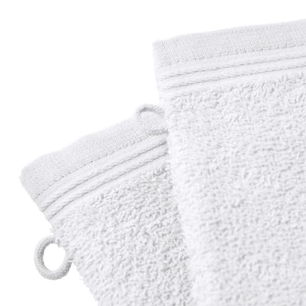 Set med 2 "Spa" tvättlappar 15 x 21 cm - 400 gr-m² - Färg: "Spa" Snow