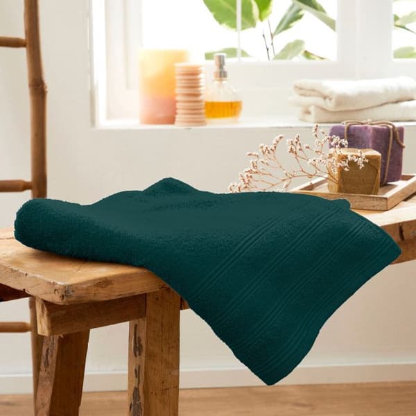"Spa" duschduk 70 x 140 cm - 400 gr-m² - Färg: "Spa" Emerald