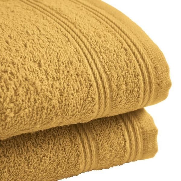 Set med 2 gästhanddukar "Spa" 30 x 50 cm / 400 gr/m² - "Spa" Gul Majs - Set med 2 Gästhanddukar 30 x 50 cm