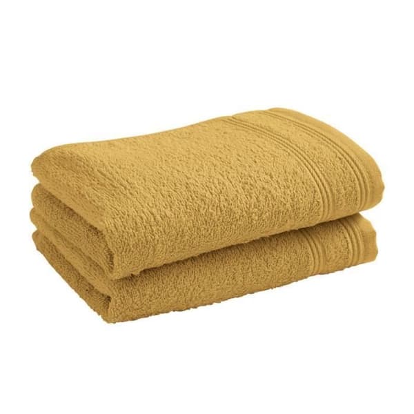 Set med 2 gästhanddukar "Spa" 30 x 50 cm / 400 gr/m² - "Spa" Gul Majs - Set med 2 Gästhanddukar 30 x 50 cm