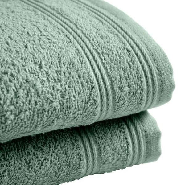 Set med 2 "Spa" gästhanddukar 30 x 50 cm - 400 gr-m² - Färg: "Spa" Mint