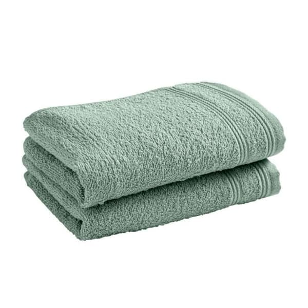 Set med 2 "Spa" gästhanddukar 30 x 50 cm - 400 gr-m² - Färg: "Spa" Mint