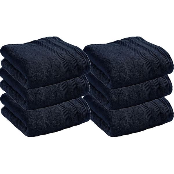 Set med 6 "Spa" frottéhanddukar 50 x 100 cm / 400 gr/m² - "Spa" Midnight Blue