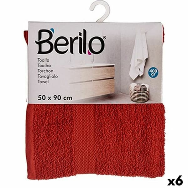 Badhandduk Berilo 89665 Takpanna 80 % bomull 20 % Polyester 50 x 90 cm (6 antal)