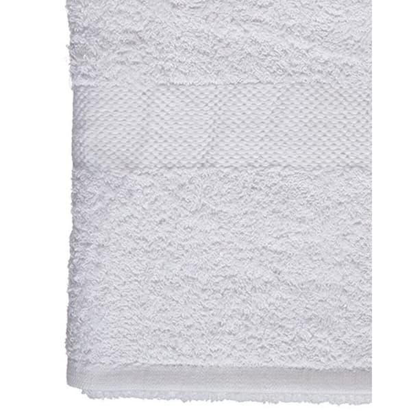 Badhandduk Berilo 89678 Vit 80 % bomull 20 % Polyester 70 x 130 cm (3 antal)