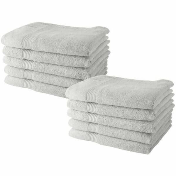 Handduksset TODAY Vit 50 x 90 cm 10 Delar