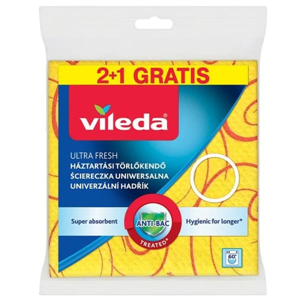 Kökstextil Vileda 144826 Gul (3 Delar)