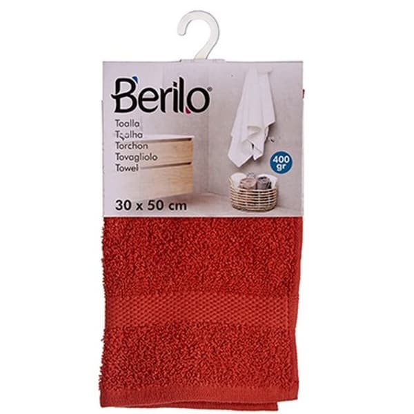 badelagen Berilo 89664 Flise 80 % bomuld 20 % Polyester 30 x 50 cm (12 enheder)