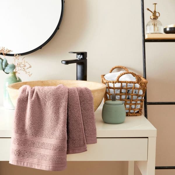 Set med 6 "Spa" frottéhanddukar 50 x 100 cm / 400 gr/m² - "Spa" Old Rose