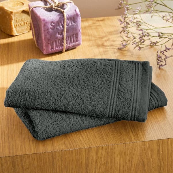 Set med 24 gästhanddukar "Spa" frotté 30 x 50 cm / 400 gr/m² - "Spa" skiffer
