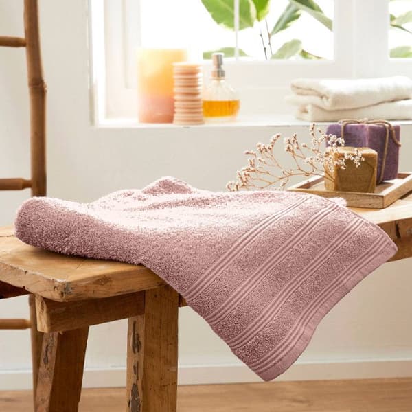 Set med 3 "Spa" duschlakan 70 x 140 cm / 400 gr/m² - "Spa" Old Rose