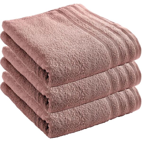 Set med 3 "Spa" duschlakan 70 x 140 cm / 400 gr/m² - "Spa" Old Rose