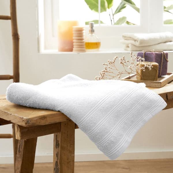 Set med 3 "Spa" duschlakan 70 x 140 cm / 400 gr/m² - "Spa" Neige