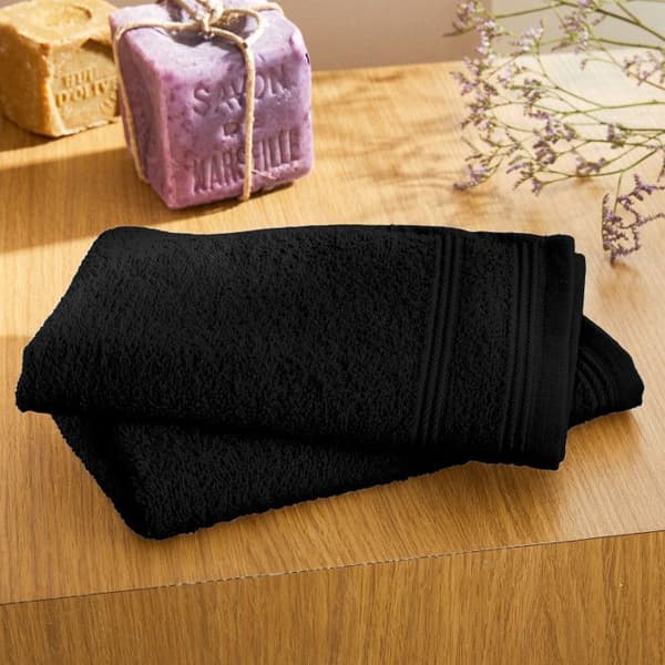 Set med 24 "Spa" frotté gästhanddukar 30 x 50 cm / 400 gr/m² - "Spa" tryffel