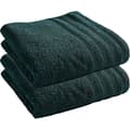 Miniatyrbild 1 av 4: Set med 2 "Spa" badlakan 90 x 150 cm / 400 gr/m² - "Spa" Emerald