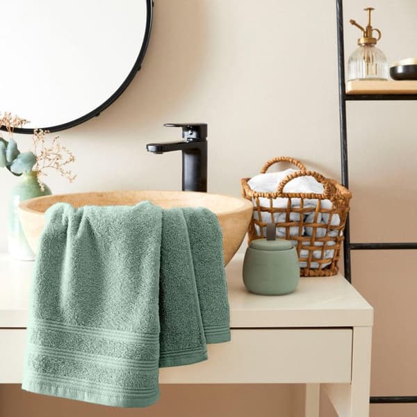 Set med 6 "Spa" frottéhanddukar 50 x 100 cm / 400 gr/m² - "Spa" Mint