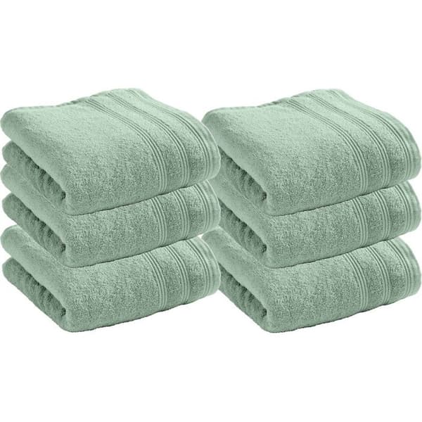 Set med 6 "Spa" frottéhanddukar 50 x 100 cm / 400 gr/m² - "Spa" Mint