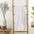 Miniatyrbild 3 av 4: Set med 2 "Spa" badlakan 90 x 150 cm / 400 gr/m² - "Spa" Neige